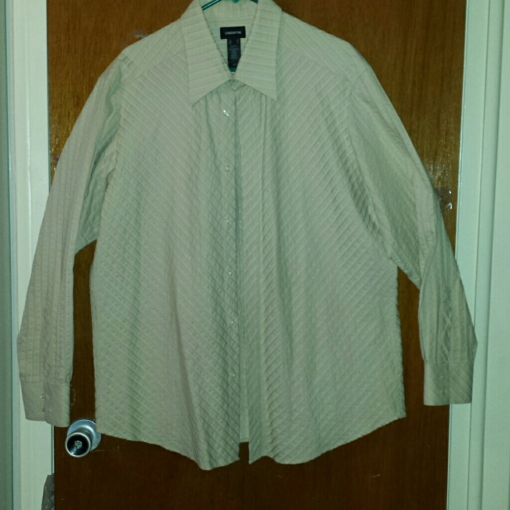 A Long Sleeve Claiborne Shirt